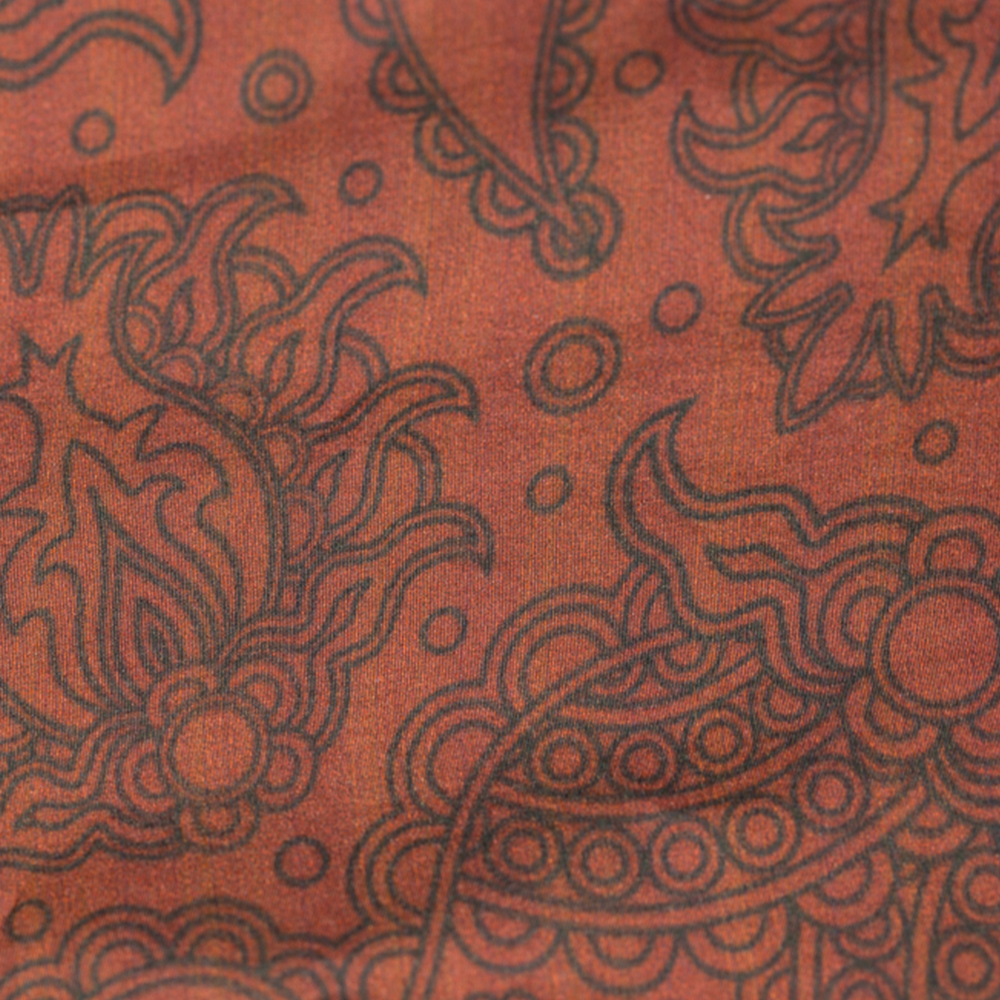 Hans Hermann Einstecktuch - Red Buddha S einzeln