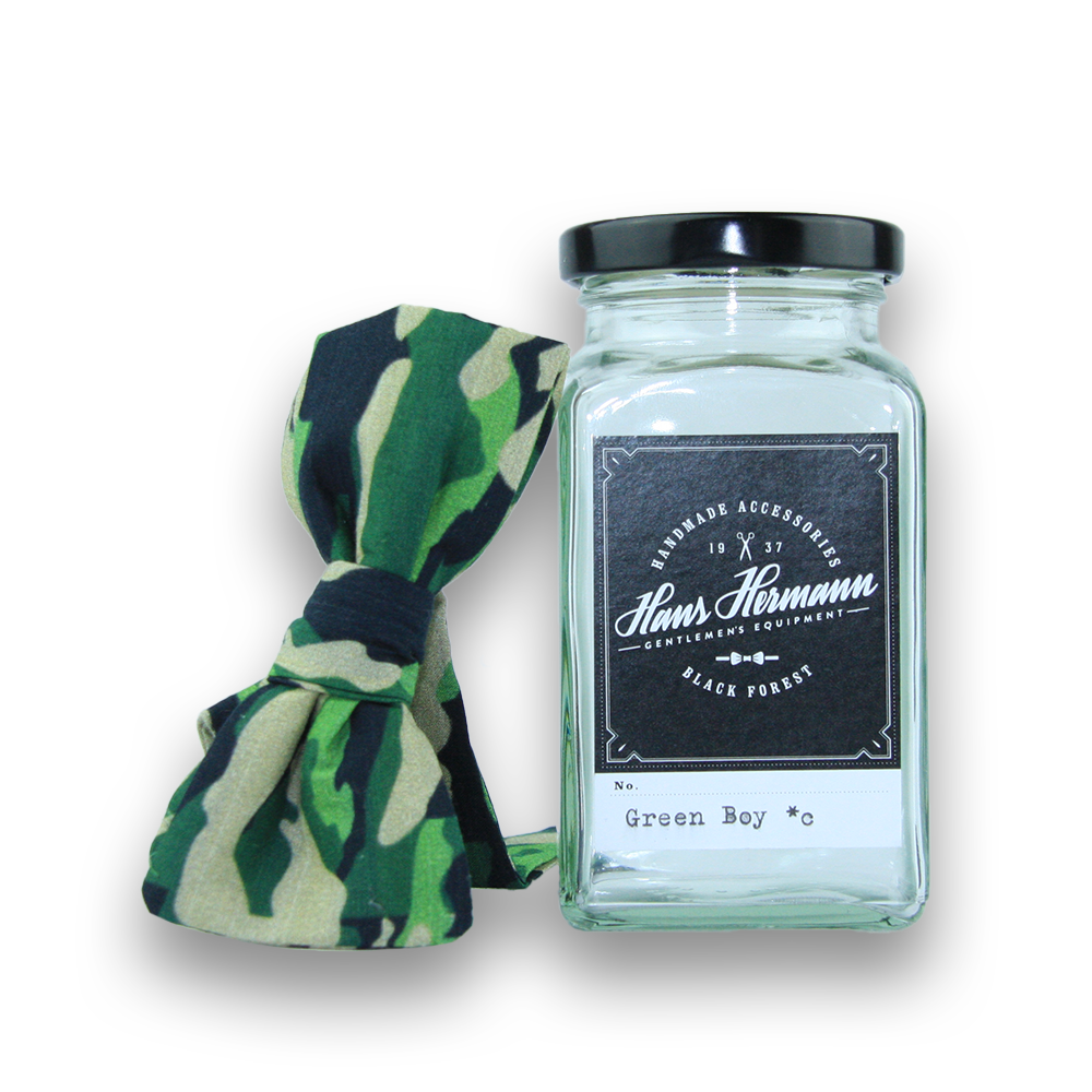 Hans Hermann Fliege - Green Boy C mit Glas